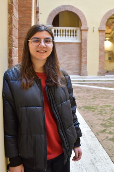 Sosalia Selvaggi, ordförande för studentrådet vid universitetet i Siena.