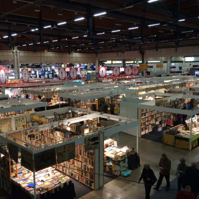 Bokmässan i Helsingfors.