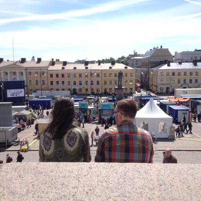 Popup Österbotten på Senatstorget i Helsingfors 2015