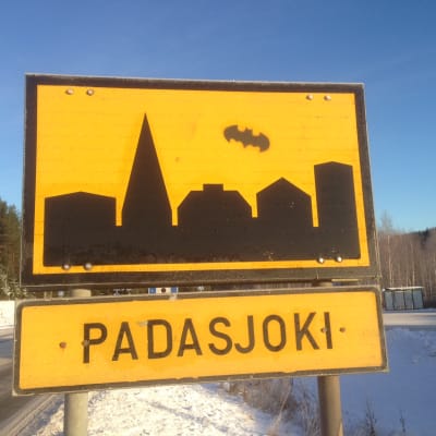 Padasjoen taajamamerkki
