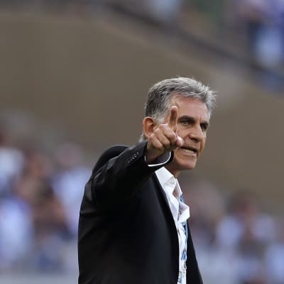 Iranin valmentaja Carlos Queiroz.
