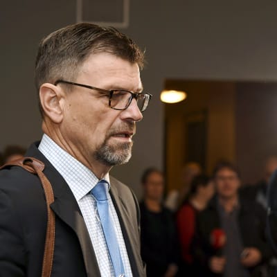 Matti Nissinen virkarikossyytteidensä käsittelyssä korkeimmassa oikeudessa (KKO) Helsingissä 15. marraskuuta 2017.
