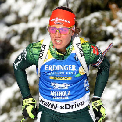Laura Dahlmeier i Anterselva.