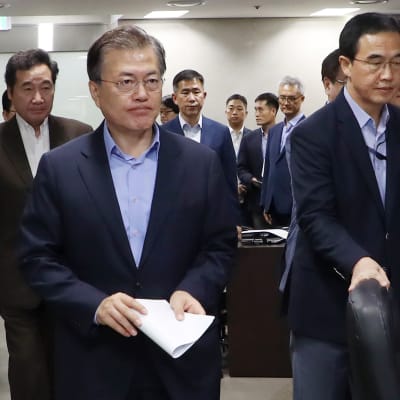 Etelä-Korean presidentti Moon Jae-in
