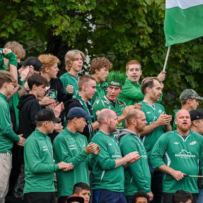 Ekenäs IF:s hejarklack.