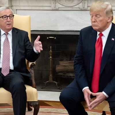 Jean-Claude Juncker ja Donald Trump tapaavat Washingtonissa.