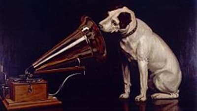 logo klassiska hunden som trademark
