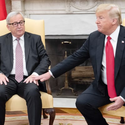 Jean-Claude Juncker ja Donald Trump tapaavat Washingtonissa.