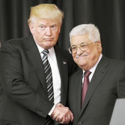 Donald Trump ja Mahmoud Abbas tapaavat Betlehemissä