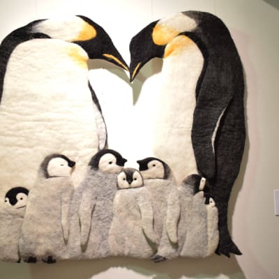 Emperor penguin, seinävaate, Jitsuko Hanazawa,