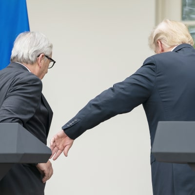 Jean-Claude Juncker ja Donald Trump tapaavat Washingtonissa.