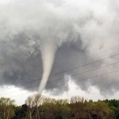 Flera kraftiga tornadon har dragit fram över USA.