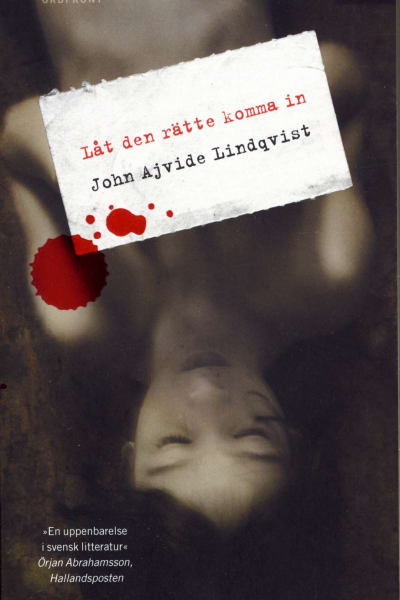 pärmen till John Ajvide Lindqvists Låt den rätte komma in