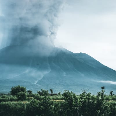 Agung -tulivuori Balilla 27 marrakuuta 2017.