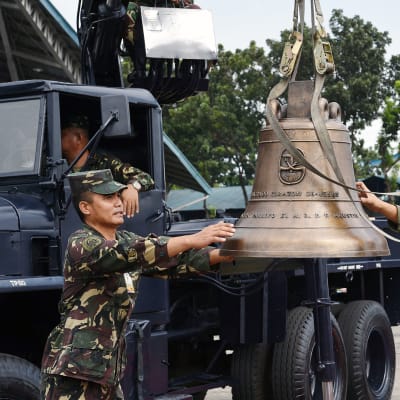 Yhdysvaltojen sotasaaliiksi ottamat kirkonkellot palautetaan Filippiineille