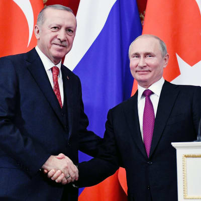 Recep Tayyip Erdogan ja Vladimir Putin tapasivat Moskovassa.