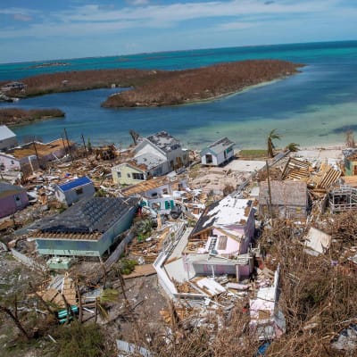 En av de värst drabbade områdena är ön Abaco. 
