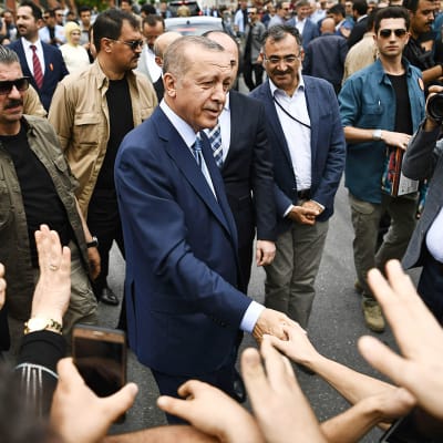 Turkiets president Recep Tayyip Erdoğan