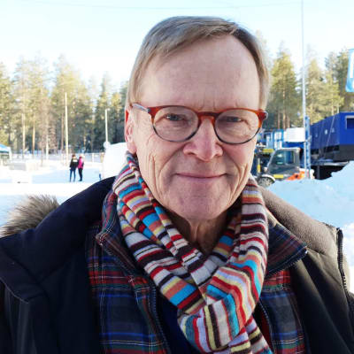 Rallilegenda Ari Vatanen Rovaniemen MM-rallissa.