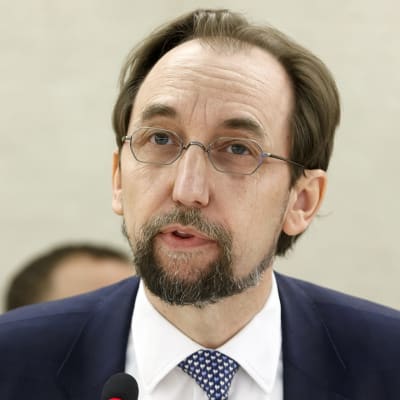 YK:n ihmisoikeuskomissaari Zeid Ra'ad al-Hussein