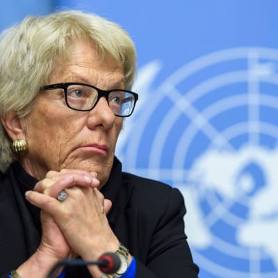 Carla Del Ponte on työskennellyt YK:n Syyria-komission jäsenenä lähes viisi vuotta. 