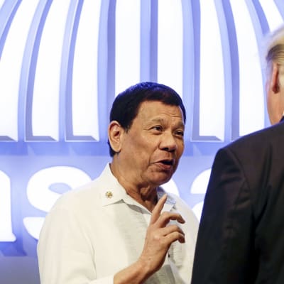 Rodrigo Duterte ja Donald Trump.