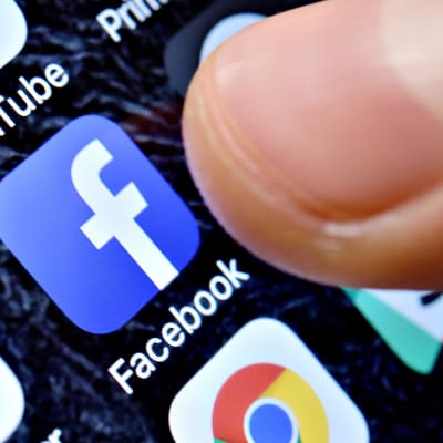 Facebook-sovellus älypuhelimessa.