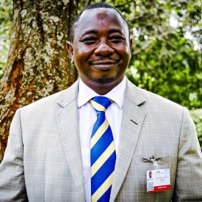 Kenian ympäristöviranomaisen pääjohtaja Geoffrey Wahungu.