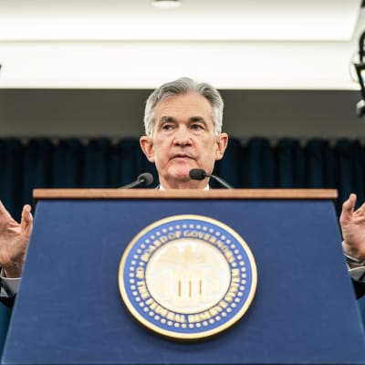 Yhdysvaltain keskuspankin FED:in pääjohtaja Jerome Powell
