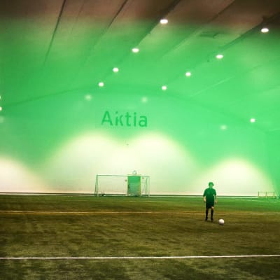 Aktia arenan i Ingå, interiör.
