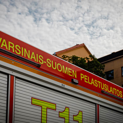 Varsinais-suomen pelastuslaitoksen paloauto