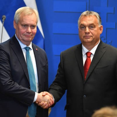 Pääministerit Antti Rinne ja Viktor Orbán tapasivat maanantaina Budapestissa.