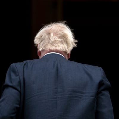 Boris Johnsons rygg.