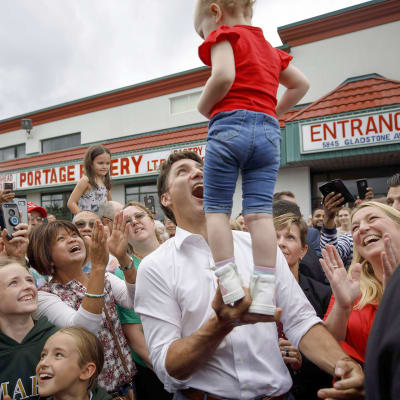 Justin Trudeaun vaalikampanja.