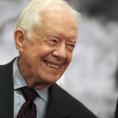 Arkistokuva. Jimmy Carter kuvattuna New Yorkissa 2015.