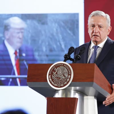  Meksikon presidentti Andres Manuel Lopez Obrador.