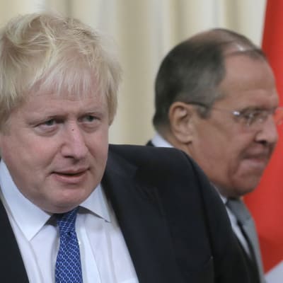 Boris Johnson ja Sergei Lavrov.