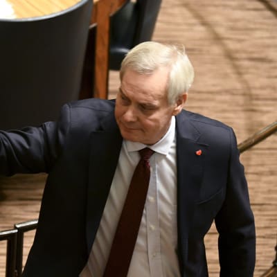 SDP:n kansanedustaja Antti Rinne eduskunnan täysistunnossa Helsingissä 11. joulukuuta 2019.