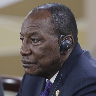 Guinean presidentti Alpha Condé.