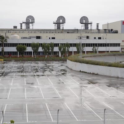 Nissanin tehdas Barcelonassa, Espanjassa.