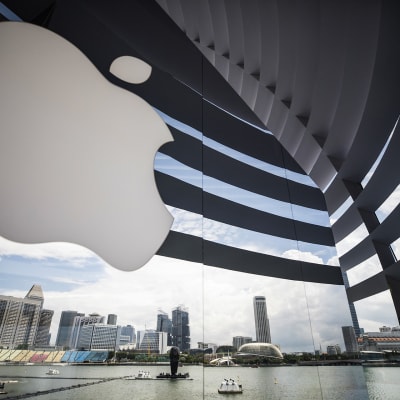 Uusi Apple store Singaporessa 8. syyskuuta.