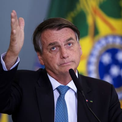 Brasilian presidentti Jair Bolsonaro.