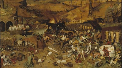 Pieter Breughel den äldre målade "Döden triumferar" på 1500-talet.