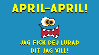 Hajbo hälsar april-april