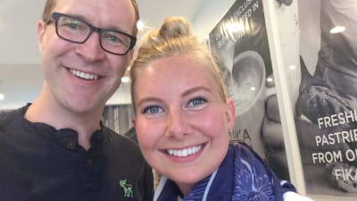Chriso Vuojärvi samtalade med Annemarie Hjorth i sin podcast "Möten i New York"
