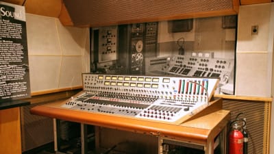 Mixerbordet från RCA Studio B i Nashville