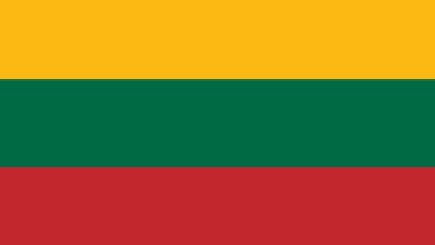 Litauens flagga.