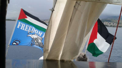 Ship to Gaza ingår i den internationella "Freedom Flotilla", nu på väg emot Gaza.