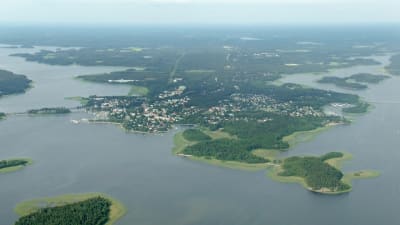 Översiktsbild från Ekenäs