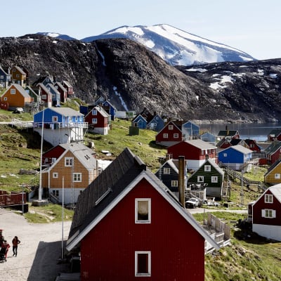 Upernavikin kylä Grönlannissa.